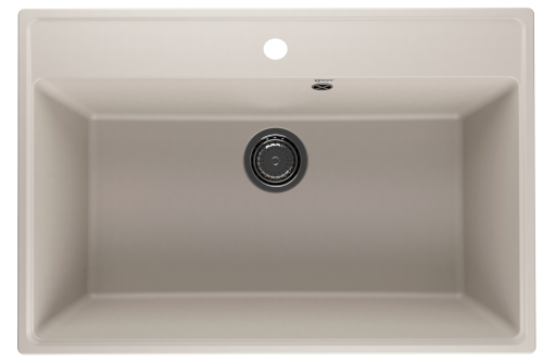 Кухонная мойка Ulgran Quartz Forte 760-02 76х51 цвет бежевый