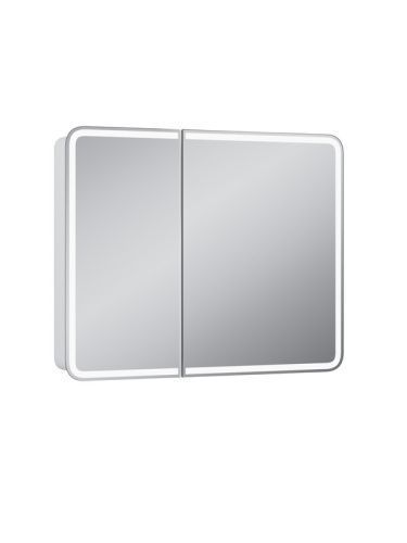 Зеркало-шкаф Континент Elliott МВК031 100х15х80 подвесной цвет белый