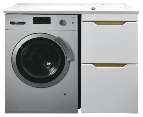 Тумба с раковиной Azario Magenta CS00079140 46х50х86 напольная цвет белый