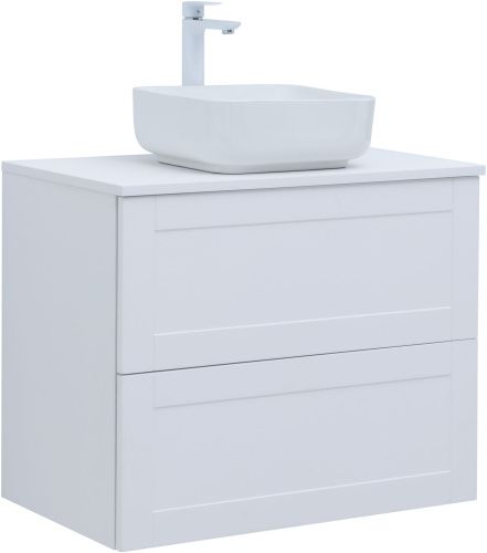 Тумба под раковину Aquanet Терра 00313234 79х49х64 подвесная цвет белый