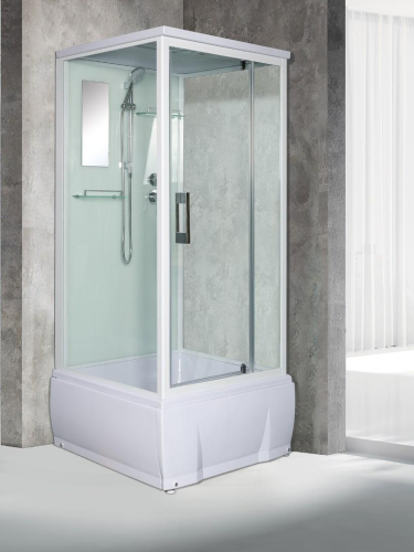 Душевая кабина River TANA 90/38 (10000003115) 90х90 квадратная с крышей ориентация универсальная