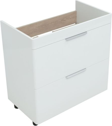 Тумба под раковину Aquanet Ирис new 00310154 82х48х83 напольная цвет белый