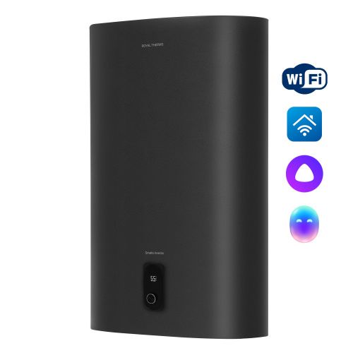 Водонагреватель электрический накопительный 2 кВт Royal Thermo RWH 80 Smalto Inverter Grafit