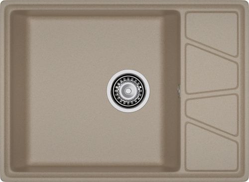 Кухонная мойка Granfest Vertex V-680L песочный 68х50 цвет бежевый поверхность матовая