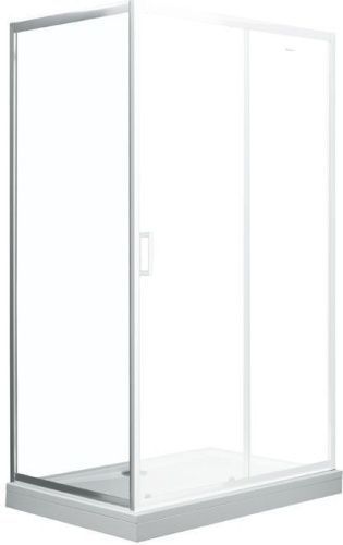 Душевая перегородка Aquanet SP-0800A 80х190 стекло прозрачное профиль хром глянцевый