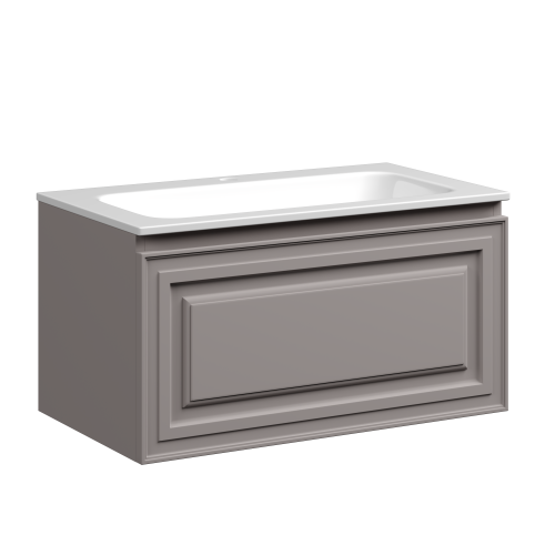 Тумба под раковину Sancos Very VR80SM 79х45х41 подвесная цвет бежевый