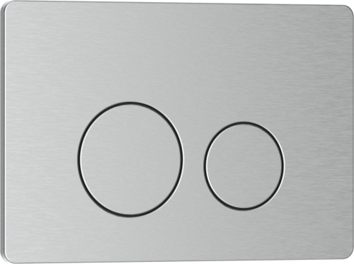 Клавиша смыва механическая Iberica Blanca INOX-O IB.B081.003.002 цвет серый