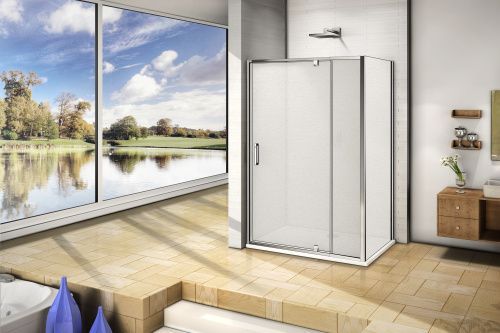 Душевая перегородка Good Door ORION ОР00013 90х185 стекло матовое профиль хром глянцевый