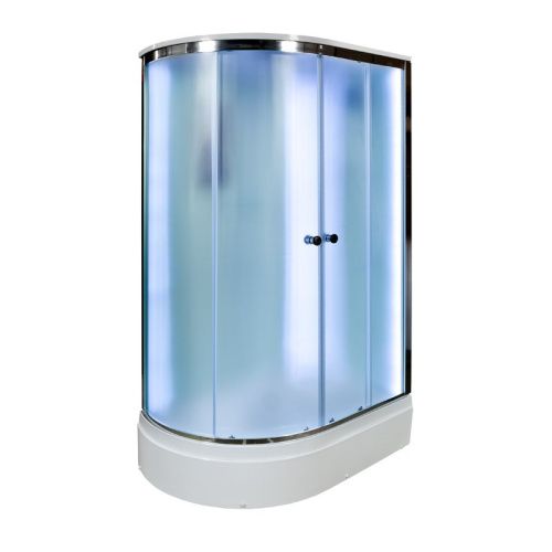 Душевая кабина AvaCan D312SRLED 120х90 асимметричная с крышей ориентация правая