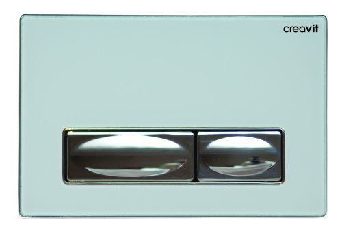 Клавиша смыва механическая Creavit GP4001.00 цвет белый/хром