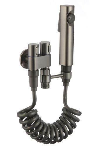 Гигиенический душ со смесителем Fmark FS-FXQ02Q графит