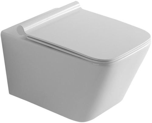 Чаша унитаза подвесная Aquanet Tavr TAVR-W цвет белый без сиденья безободковая каскадный смыв