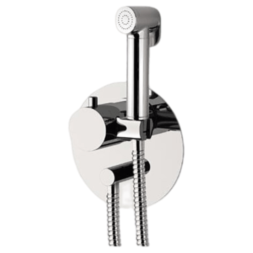 Гигиенический душ со смесителем Daniel ST206424DCCR хром