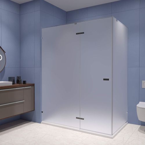 Душевой уголок RGW Stilvoll 353204009-21 100х90 стекло матовое профиль хром глянцевый без поддона