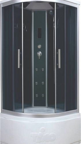 Душевая кабина Timo Standart T-1100 100х100 четверть круга с крышей ориентация универсальная