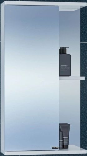 Зеркало-шкаф СанТа Ника 101080 41х15х70 подвесной цвет белый