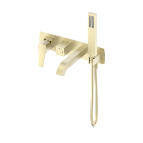 Смеситель для ванны и душа Wonzon & Woghand FLEX WW-88889072-BG встраиваемый в стену золото