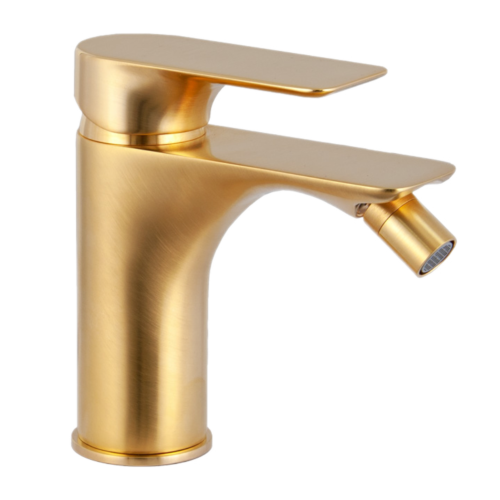 Смеситель Remer Infinity I22BG на биде брашированное золото