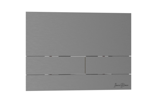Клавиша смыва механическая Iberica Blanca INOX-S IB.B016.02 цвет серый