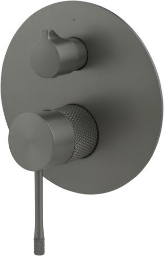 Смеситель для ванны с душем Allen Brau Priority 5.31C11-MG встраиваемый в стену серый