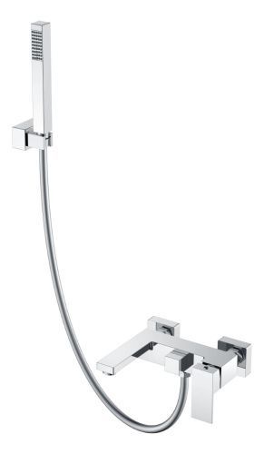 Смеситель Boheme Qubic 473-CR настенный хром