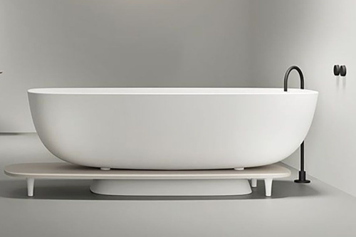 Ванна из искусственного камня Kolpa-San MILO 591520 174х75 отдельностоящая овальная с ножками