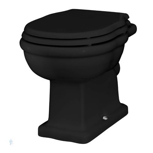 Чаша унитаза напольная Artceram HERMITAGE HEV003 03 00 nero цвет черный без сиденья