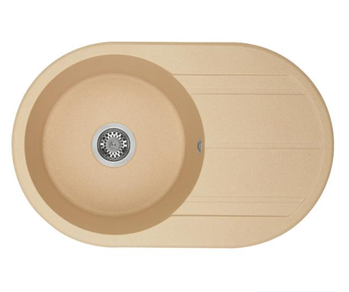 Кухонная мойка Aquaton Амира 1A712932AI260 78х50 цвет бежевый