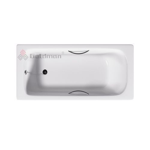 Ванна чугунная Goldman Maxima Maxima 200*85*46 200х85 пристенная прямоугольная с ножками