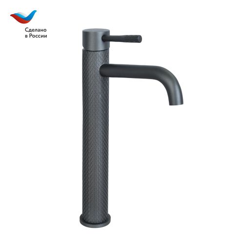 Смеситель Славен Город СЛ-ОД-Д15 на раковину серый