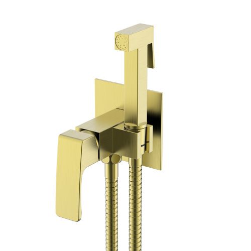 Гигиенический душ со смесителем Raglo R01.52.03 сатин золотой