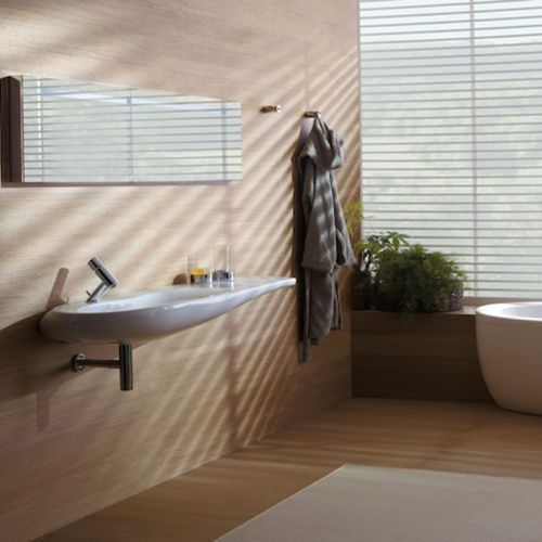 Раковина керамическая Laufen Alessi One 120 см 8.1497.3.400.104.1 подвесная цвет белый 1 отверстие под смеситель