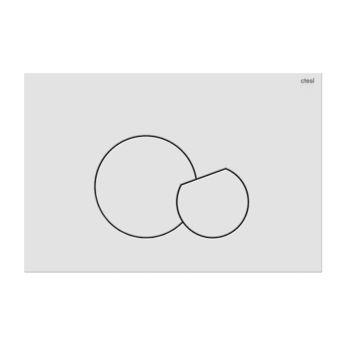 Клавиша смыва механическая Ctesi Thea BK0202160 цвет белый