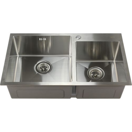 Кухонная мойка Melana ProfLine S8045H сатин 80х45 цвет сатин поверхность матовая