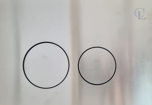 Клавиша смыва механическая CeramaLux DC/1-013 цвет бронза