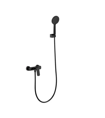 Смеситель для душа Arrow AG3503MB-A настенный черный с душевым гарнитуром