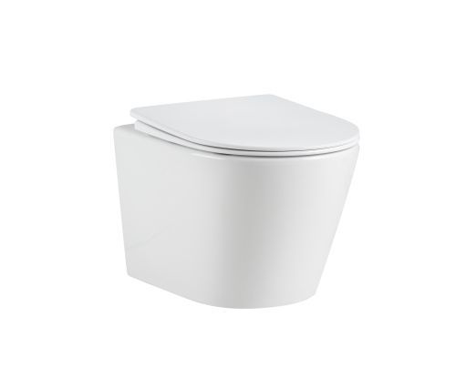 Унитаз подвесной Taliente Altamarea T3 AL65003 белый с сиденьем микролифт безободковый смыв торнадо