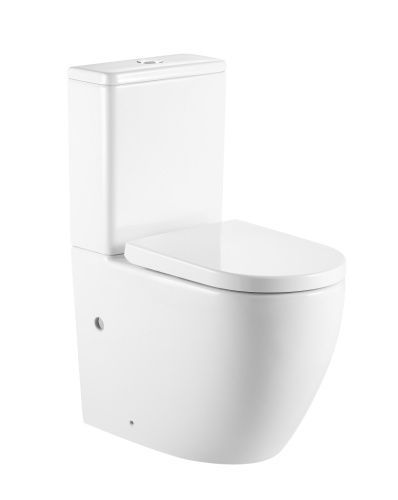 Унитаз-компакт напольный с бачком Iberica Blanca Bilbao alto IB.BLA.121.1B1 белый с сиденьем микролифт безободковый каскадный смыв