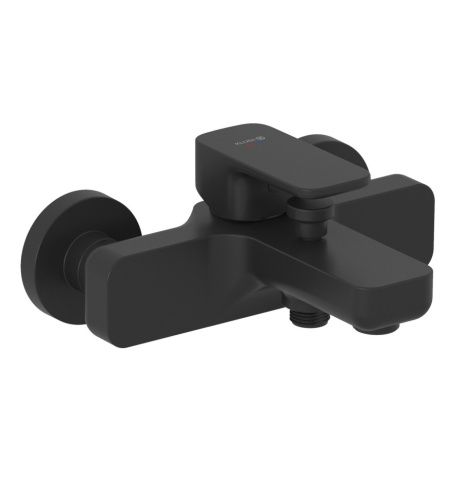 Смеситель Kludi RENON 426913975 настенный черный матовый