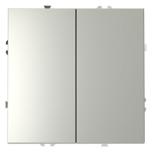 Выключатель двухклавишный VOLTUM S70 VLS020105