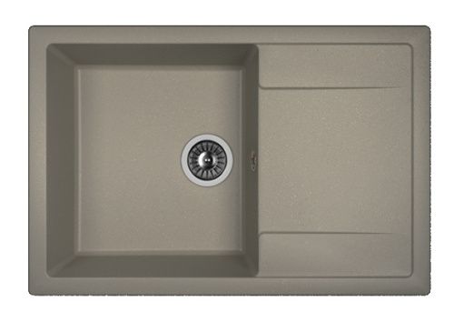 Кухонная мойка Dr.Gans Техно 760 25.030.D0760.410 75х50 цвет серый поверхность матовая