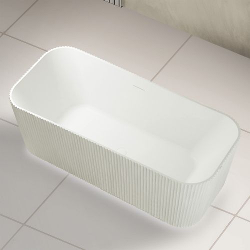 Ванна из искусственного камня Abber Stein AS9663 170х75 отдельностоящая прямоугольная с ножками