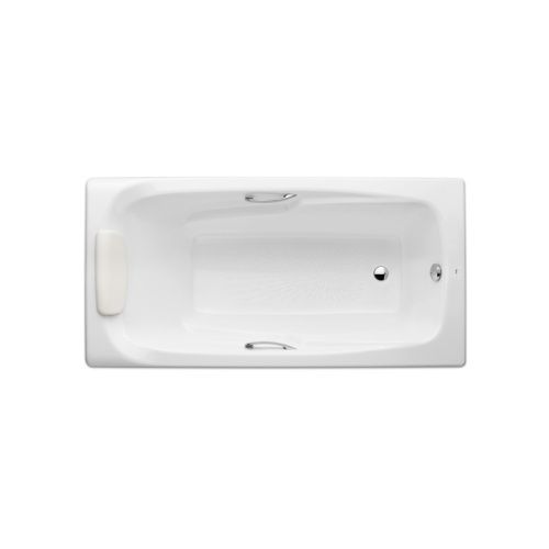 Ванна чугунная Roca 7.2302.G.000.R 170х85 пристенная прямоугольная без ножек