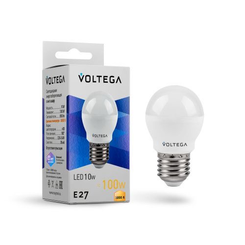 Лампа светодиодная Voltega Globe 10W 7232
