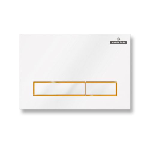 Клавиша смыва механическая Lavinia Boho RelFix 38050802 цвет белый/золото