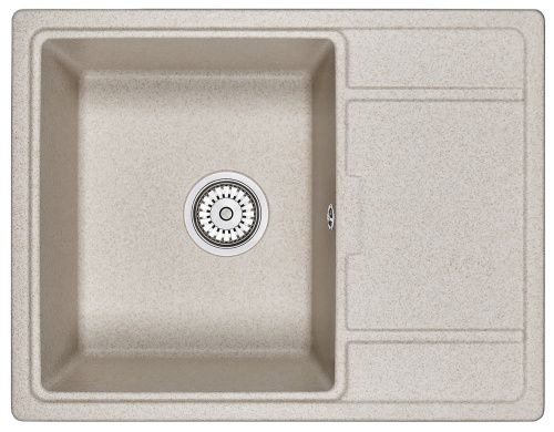Кухонная мойка Granula 6503, ПИРИТ 65х50 цвет бежевый поверхность матовая