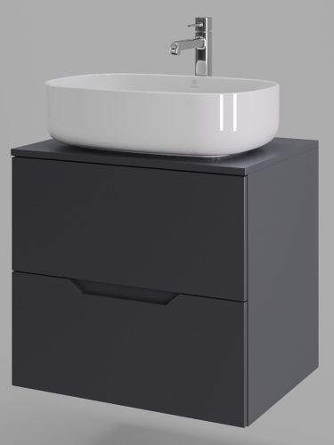 Тумба с раковиной Orange Line Li-60TugMDF+B07-540W 61х46х71