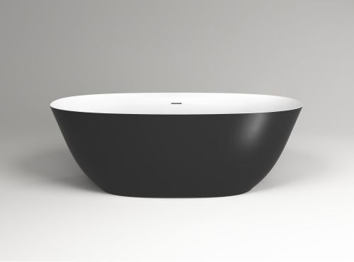 Ванна из искусственного камня Plumberia Selection Veloma VELOMA 170BN 171х75 отдельностоящая овальная с ножками