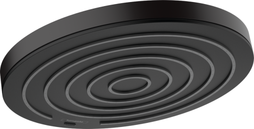 Верхний душ Hansgrohe 24140670 черный матовый