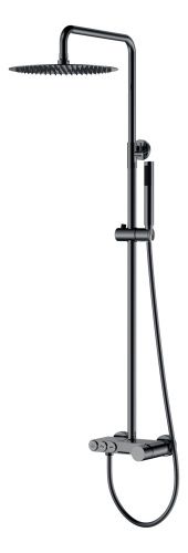 Душевая стойка Boheme Stick 128-SGM настенная цвет серый